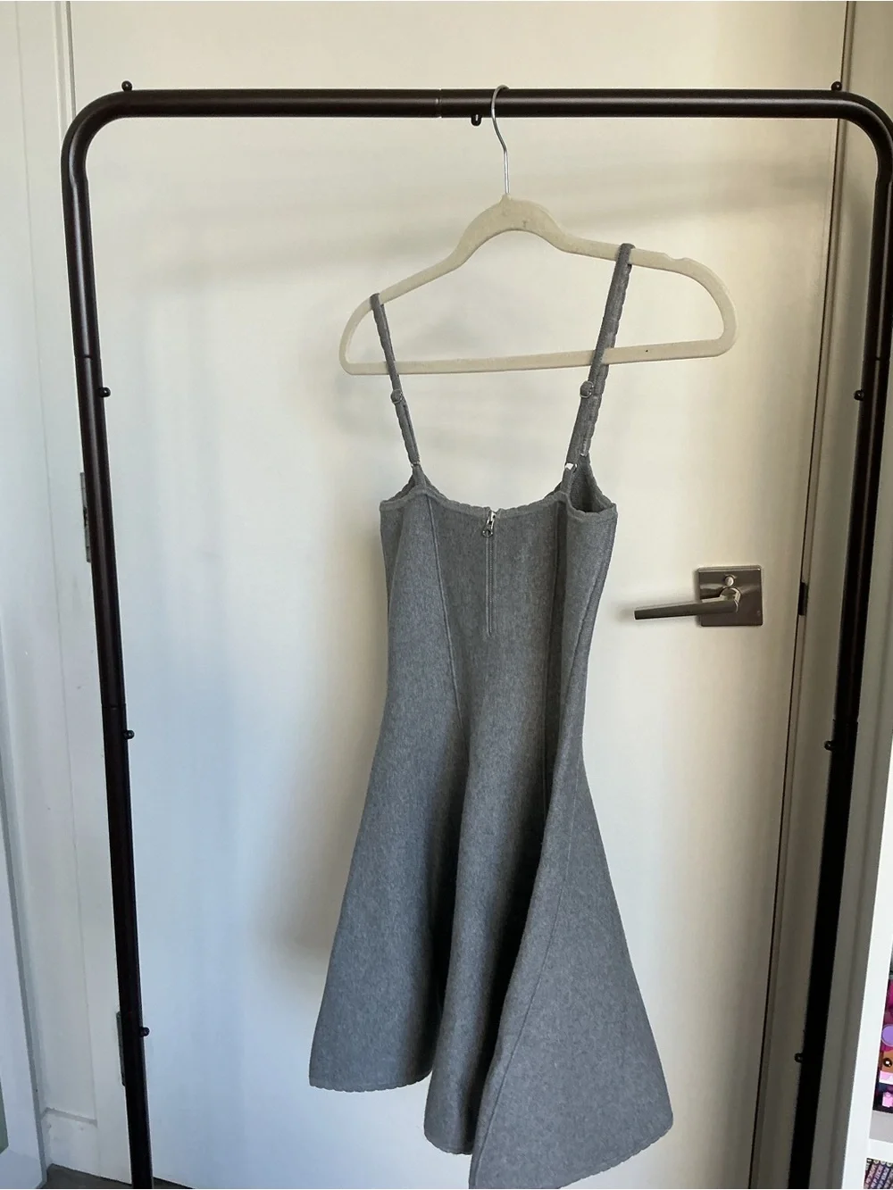Fleur du Mal Heather Gray Ribbed Knit Cami - Picture 4 of 5